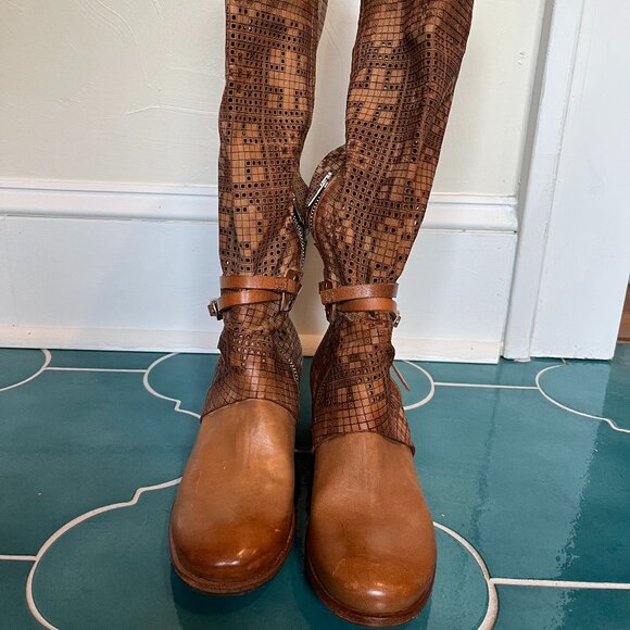A.S. 98 Tall Perforated detailed Boots - Picture 6 of 14
